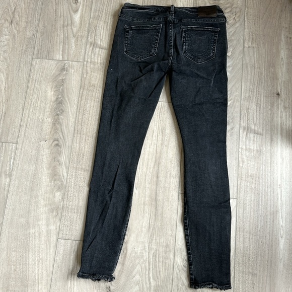 True Religion distressed black skinny jeans size 29 - Picture 4 of 7